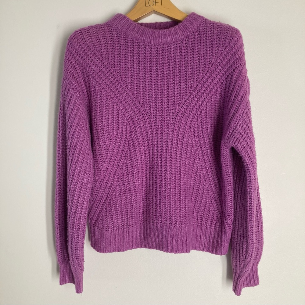 a new day Women's Purple Crew Neck Sweater size small